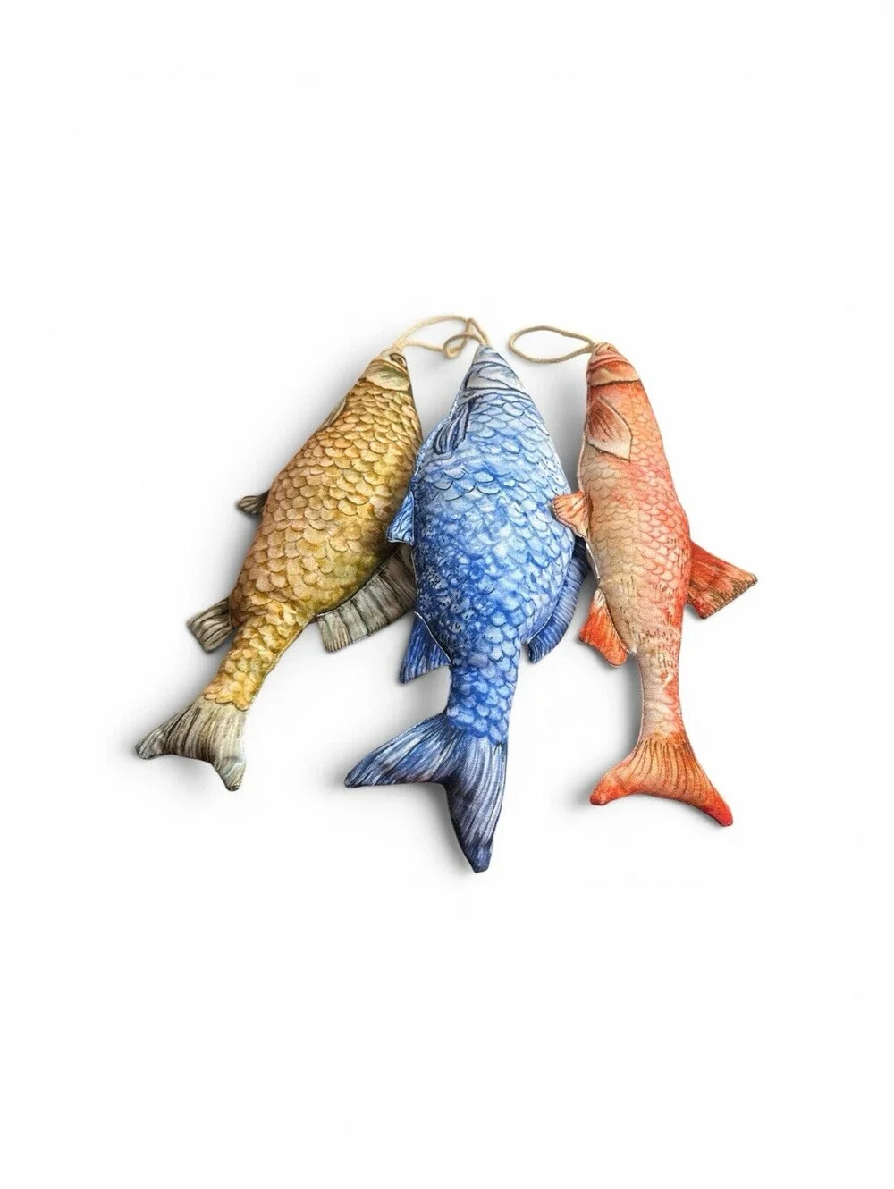 Fish Shape Pillow Plush Stuffed Toy Home Decor With Rope to Hang 13